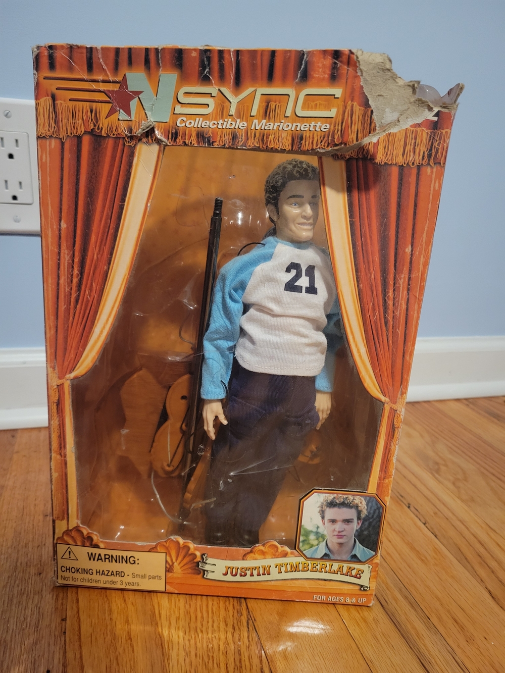 Collectible NSYNC Justin Timberlake  Marionette Doll